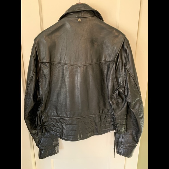 Vintage Men’s Cycle Rider Leather Jacket - Picture 2 of 12